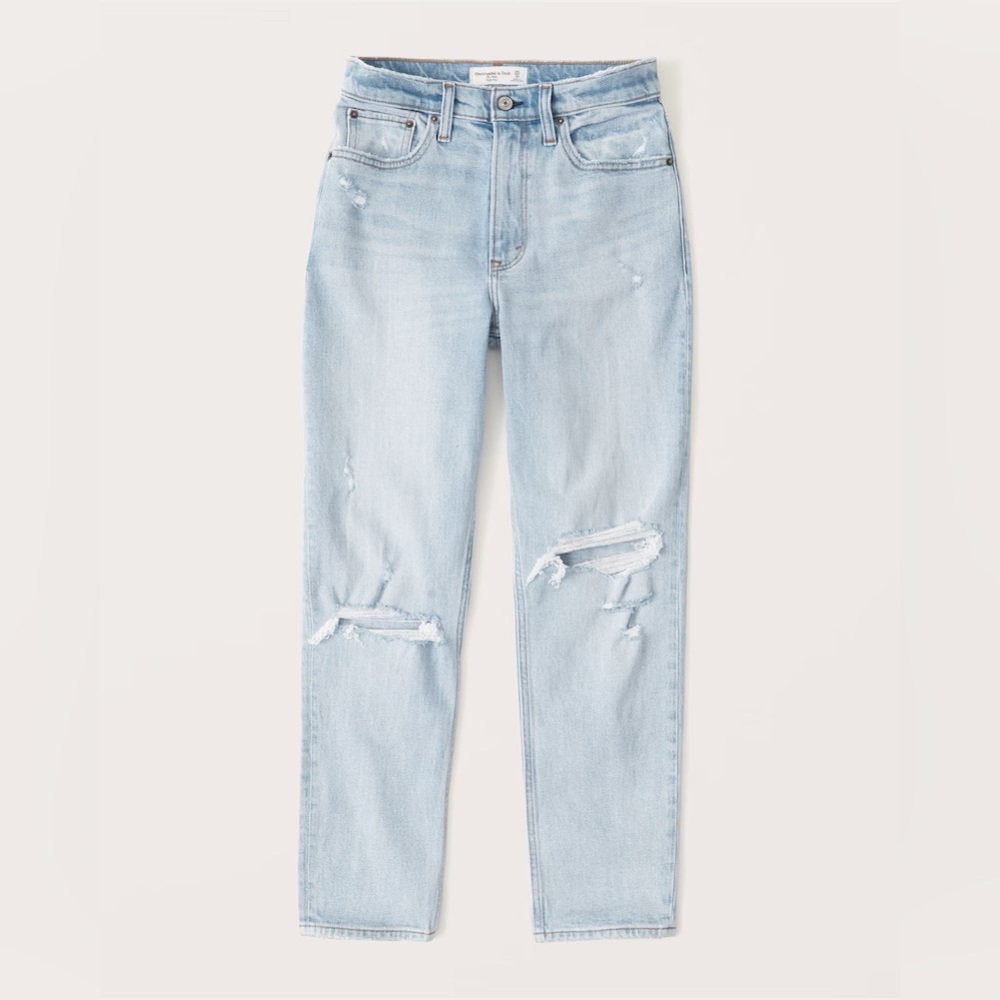 Abercrombie Jeans Curve Love Mom High Rise - Size 24
